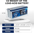 WEIZE 24V 100AH Bluetooth LiFePO4 Lithium Battery, Grade A Cells, 150A BMS - Image 3