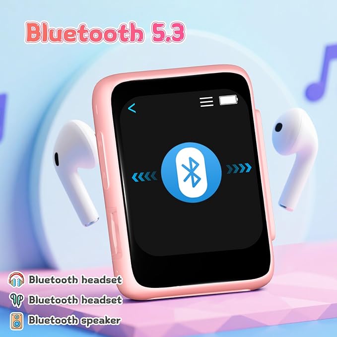 Kids Bluetooth MP3 Player with Speaker，Christmas Birthday Gift - Image 2