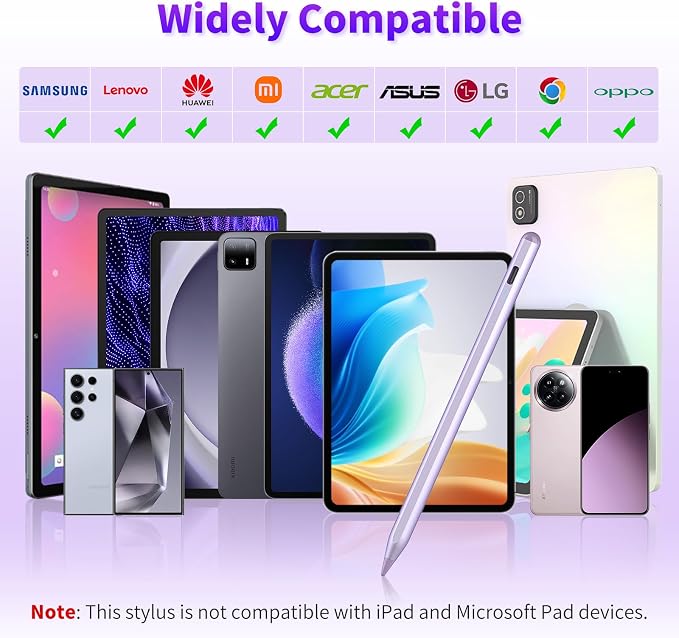 Stylus Pen for iOS&Android Touch Screens, Active Pencil for Samsung, Smart - Image 4