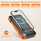 Solar Charger Power Bank 49800mAh Wireless Portable Phone Charger, 22.5W QC3.0 - Image 3