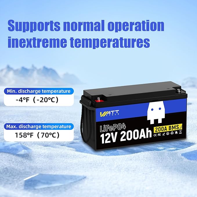 12.8V 200Ah LiFePO4 Lithium Battery 1 Pack - Image 6