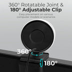 2K Webcam for PC with Microphone & Light & Privacy Cover, Web Camera for - Image 7