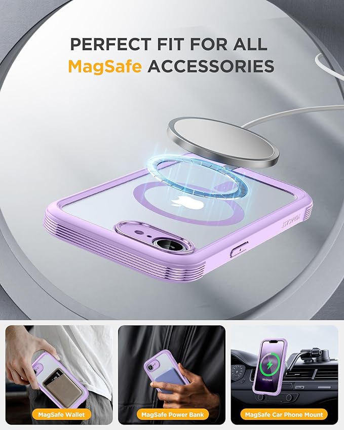 Miracase Magnetic for iPhone 16e Case Full-Body Phone - Image 5