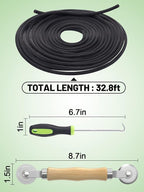 Screen Repair Kit - 3 in 1 Screen Tools Including Screen Roller Screen Spline - Image 6