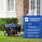 DuroMax XP5500EH 5, 500-Watt Dual Fuel Portable Generator - Image 8