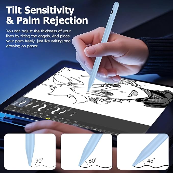 Stylus Pen for iPad, 20 Mins Fast Charge for Pad Pencil - Image 4