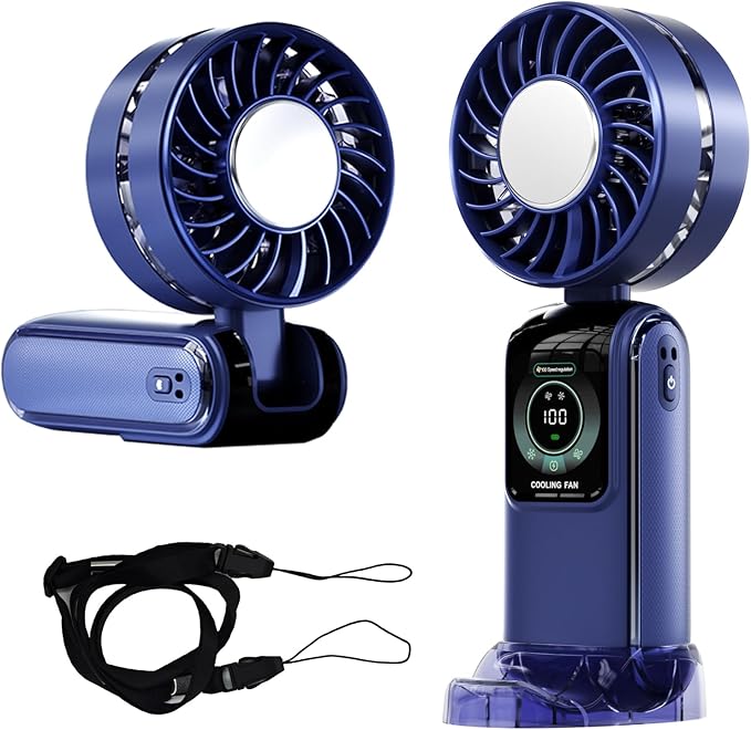 Blows Cold Air Portable Handheld Fan by GZEduld