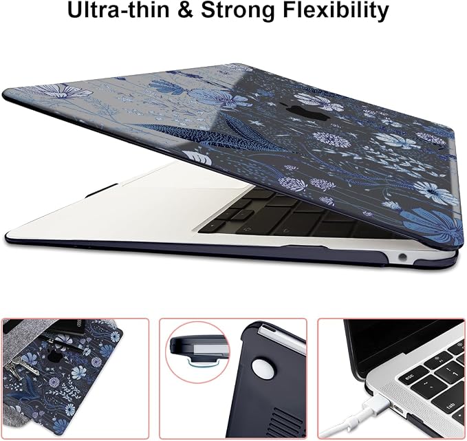 for 2018 2019 2020 2021 MacBook Air 13 Inch Case M1 A2337 A2179 A1932, Pattern - Image 6