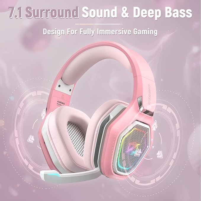 2.4GHz Gaming Headset Wireless - Image 3
