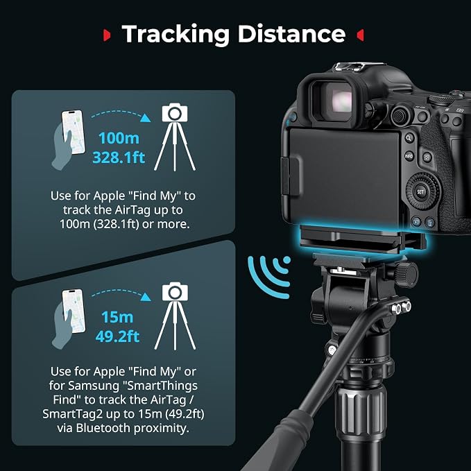 SmallRig Mount Plate for AirTag, Quick Release Camera Mount Baseplate for - Image 6