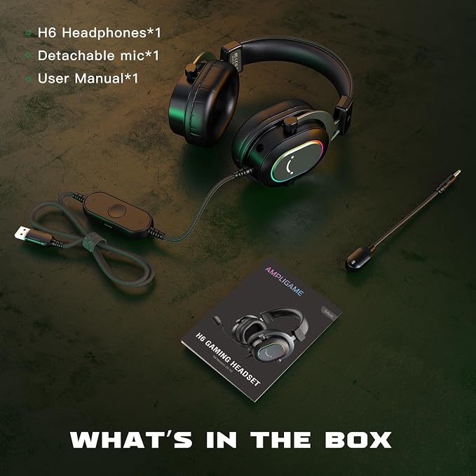 FIFINE Gaming Headset for PC-Wired Headphones - Image 9