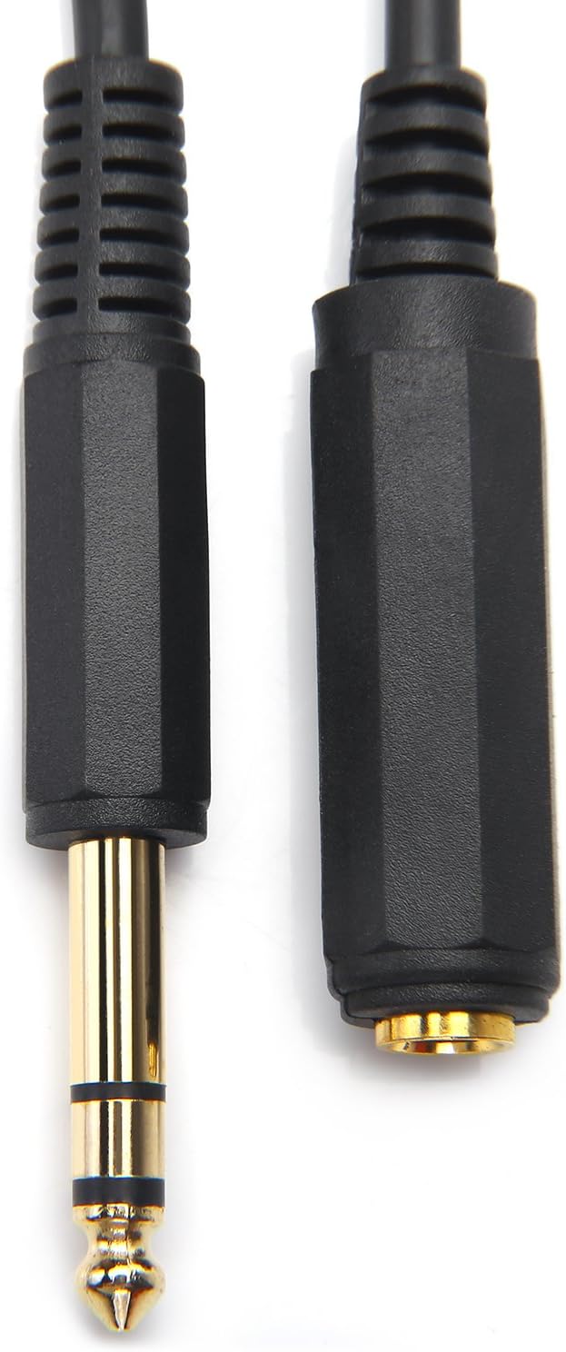 Disino 1/4 Inch Male to Female Stereo Extension Cable Gold Plated Quarter inch - Image 7
