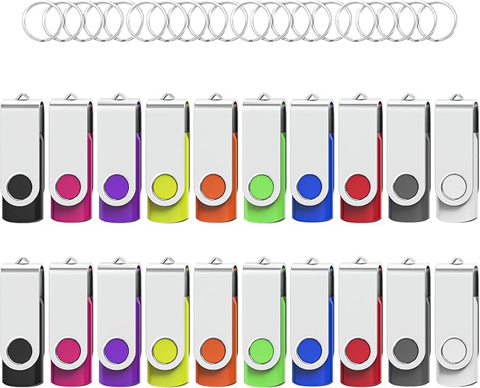 Flash Drives 128MB 20 Pack by WOOOLKEN