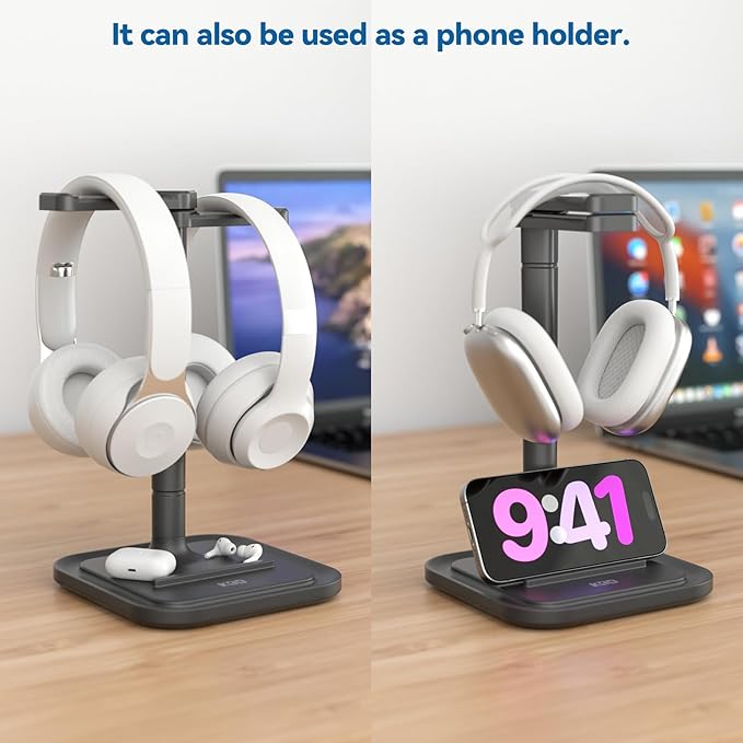KDD Dual Headphone Stand for Desk - Image 6