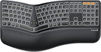 ProtoArc Backlit Bluetooth Ergonomic Keyboard, EK01 Plus Full Size Wireless by ProtoArc