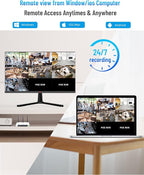 16CH ExpandableWESECUU Poe Security Camera System, 4K CCTV Camera Security - Image 5