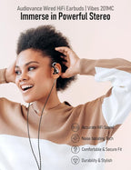 Vibes 201MC Wired Earbuds in Ear Headphones - Image 2