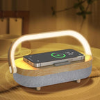 Nightstand Lamp with Wireless Charger, Unique Gifts by Lightupyoursmarthome