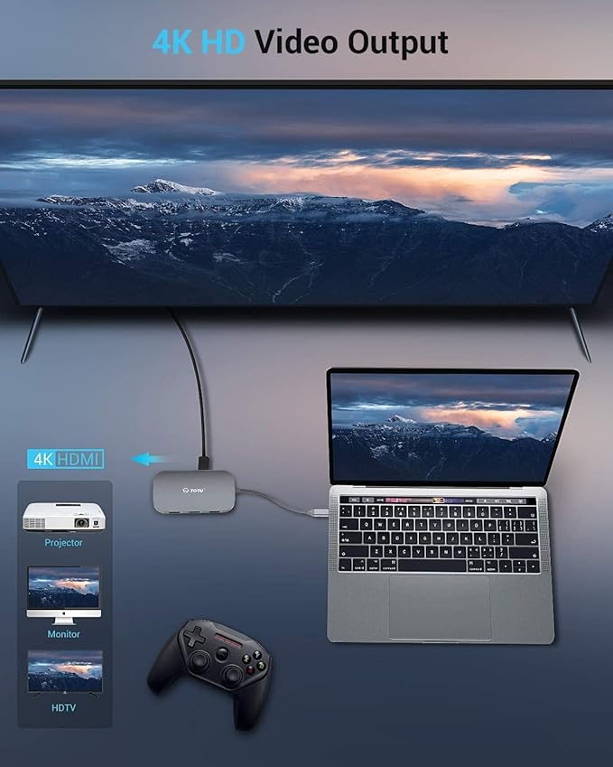 USB C Hub, 9-in-1 Type C Hub - Image 4