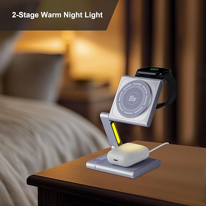 Fast Wireless Charging Station, Foldable - Image 6