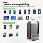USB C Fast Charger : Fast Charging Station : 285W-8 Port Desktop Multiple - Image 7