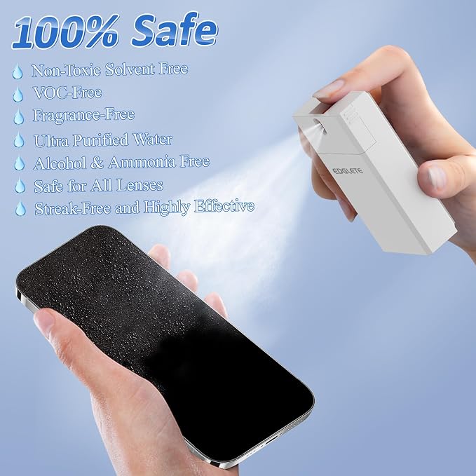 Screen Cleaner Spray and Wipe, Streak-Free Computer Screen Cleaner, Portable - Image 4