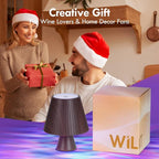 WILIT Wine Bottle Lights for Liquor Bottles, RGB Water Ripple Night Light - Image 6