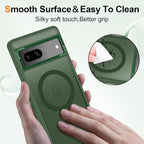 Magnetic for Google Pixel 7 Case, Shockproof Slim Translucent Matte Anti-Slip - Image 5