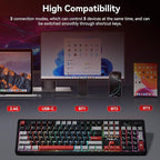 AULA F106 PRO Mechanical Wireless Keyboard, Gaming Keyboard - Image 7