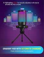 FIFINE Gaming USB Microphone for PC PS5, Condenser Mic - Image 6