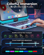 TSQQST Clear Wireless Keyboard Case - Image 4