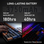 iRocks K74R Wireless RGB Illuminated Mechanical Gaming Keyboard, Hot-Swappable - Image 8