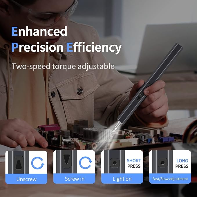 XOOL 150 in 1 Electric Screwdriver Set Precision Screwdriver Set - Image 3