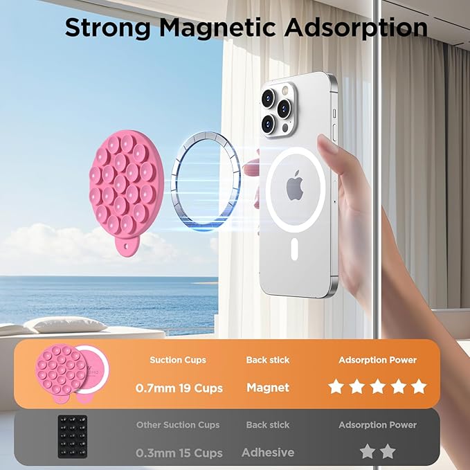 Magnetic Suction Cup Phone Mount - Image 4