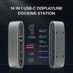 Displaylink Docking Station, Triple Display DisplayLink Dock - Image 2