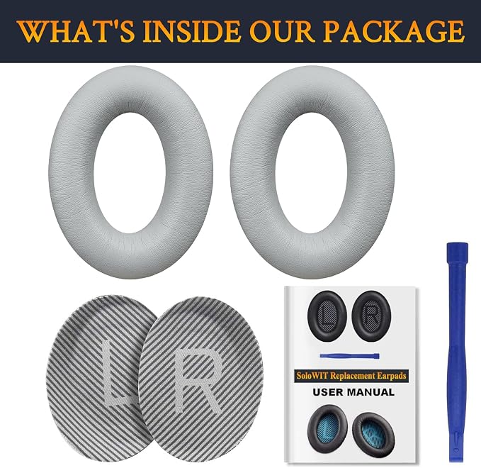 SoloWIT Ear Pads Cushions Replacement, Earpads - Image 8