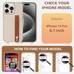 LAMEEKU for iPhone 15 Pro Wallet Case - Image 6