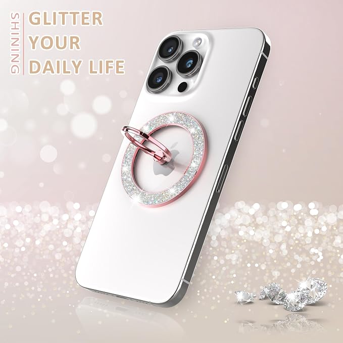 Magnetic Phone Ring Holder for MagSafe, Magnetic Phone Grip for iPhone - Image 2
