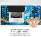 Lokigo Desk Pad, Extended Large Gaming Mouse Pad, Waterproof Starry Night Mouse - Image 5