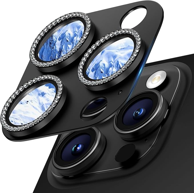 Camera Lens Protector for iPhone 16 Pro Max/16 Pro/15 Pro Max/15 Pro/14 Pro by WumigooProducts