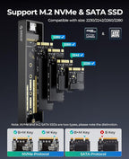 ORICO M.2 NVMe/SATA SSD Enclosure - Image 4