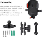 Car Phone Holder Mount for AMPS Standard Diamond Base ，Aluminum 360° Rotation - Image 6