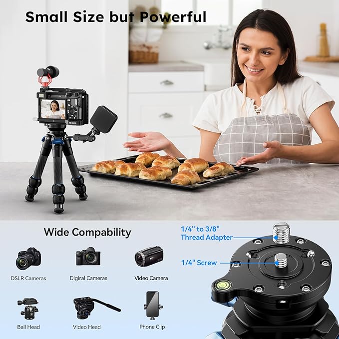 SIRUI Carbon Fiber Tabletop Tripod Kit - Image 4
