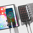 150W USB Charging Station, 30-Port USB C Charger Block, Smartphones - Image 7