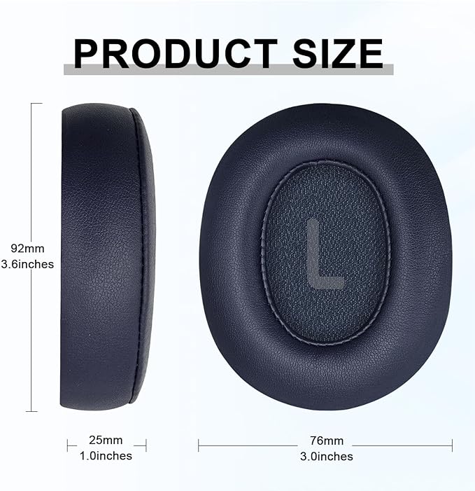 Replacement Ear Pads for JBL Tune 700/710/720/750/760/770 Headphones, Headset - Image 3