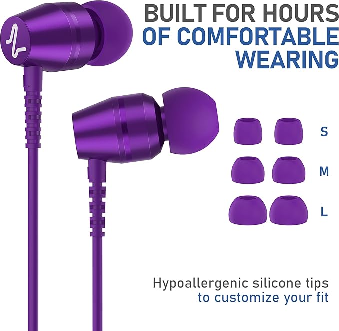 LUDOS OMNITONE Wired Earbuds in-Ear Headphones, 5 Years Warranty, Earphones - Image 6