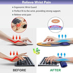 Ergonomic Keyboard Wrist Rest, Mouse Pad - Image 5