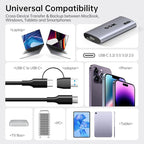 SSK 256GB SSD External Hard Drive, Portable SSD Up to 550MB/s Fast Solid State - Image 6