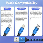 Multi Charging Cable, 3 in 1 Charging Cable - Image 4