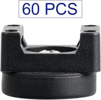 Yookeer 60 Pcs Magnetic Zip Tie Mount Base Black Magnetic Cable Clips Wire - Image 5